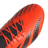 adidas Predator Accuracy.1 Low Gazon Naturel Chaussures de Foot (FG) Orange Noir