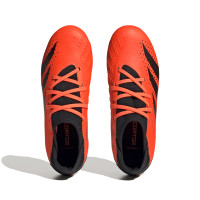adidas Predator Accuracy.3 Gras Voetbalschoenen (FG) Kids Oranje Zwart
