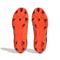 adidas Predator Accuracy.1 Gazon Naturel Chaussures de Foot (FG) Enfants Orange Noir