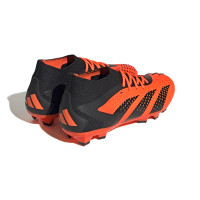 adidas Predator Accuracy.2 Gazon Naturel Gazon Artificiel Chaussures de Foot (MG) Orange Noir