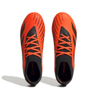 adidas Predator Accuracy.2 Gazon Naturel Gazon Artificiel Chaussures de Foot (MG) Orange Noir