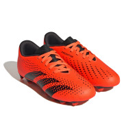 adidas Predator Accuracy.4 Gras / Kunstgras Voetbalschoenen (FxG) Kids Oranje Zwart