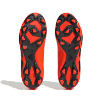 adidas Predator Accuracy.4 Gras / Kunstgras Voetbalschoenen (FxG) Kids Oranje Zwart