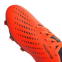 adidas Predator Accuracy.4 Gras / Kunstgras Voetbalschoenen (FxG) Kids Oranje Zwart