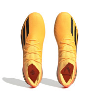 adidas X Speedportal.1 Gazon Naturel Chaussures de Foot (FG) Orange Noir Or