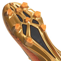 adidas X Speedportal.1 Gazon Naturel Chaussures de Foot (FG) Orange Noir Or