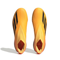 adidas X Speedportal+ Gras Voetbalschoenen (FG) Oranje Zwart Goud