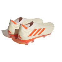adidas Copa Pure+ Gazon Naturel Chaussures de Foot (FG) Blanc Orange
