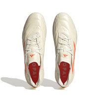 adidas Copa Pure.1 Gazon Naturel Chaussures de Foot (FG) Blanc Orange