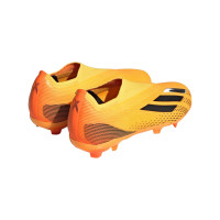 adidas X Speedportal+ Gras Voetbalschoenen (FG) Kids Oranje Zwart Goud