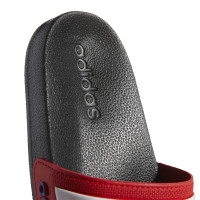 Claquettes de douche Adidas Adilette pour enfants, noir, blanc, rouge