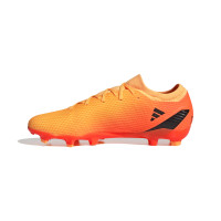 adidas X Speedportal.3 Gazon Naturel Chaussures de Foot (FG) Orange Or Noir