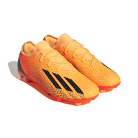 adidas X Speedportal.3 Gazon Naturel Chaussures de Foot (FG) Orange Or Noir