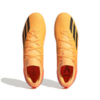 adidas X Speedportal.3 Gazon Naturel Chaussures de Foot (FG) Orange Or Noir