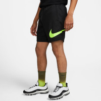 Nike Sportswear Repeat Woven Short Noir Jaune Vif