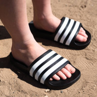 adidas Adilette Aqua Slippers Kids Zwart Wit