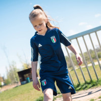 adidas Italië Trainingsset 2023-2024 Kids Donkerblauw