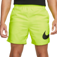 Nike Sportswear Repeat Zomerset Woven Wit Lichtgeel Zwart