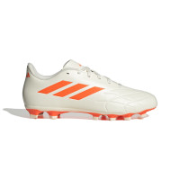 adidas Copa Pure.4 Gras / Kunstgras Voetbalschoenen (FxG) Wit Oranje