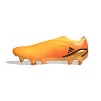 adidas X Speedportal+ Sans Lacets Crampons Vissés Chaussures de Foot (SG) Orange Noir Or