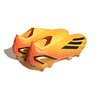 adidas X Speedportal+ Sans Lacets Crampons Vissés Chaussures de Foot (SG) Orange Noir Or
