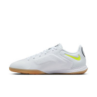 Nike Tiempo Legend 9 Pro React Chaussures de Foot en Salle (IN) Blanc Noir Jaune