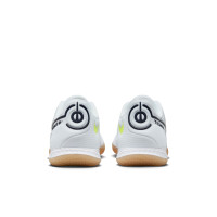 Nike Tiempo Legend 9 Pro React Chaussures de Foot en Salle (IN) Blanc Noir Jaune