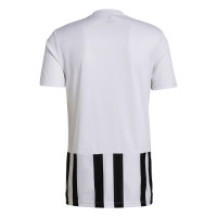 adidas Striped 21 Maillot de Foot Blanc Noir