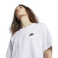 Nike Sportswear Club T-Shirt Blanc Noir