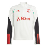 adidas Manchester United Trainingspak 2023-2024 Kids Wit Zwart Rood