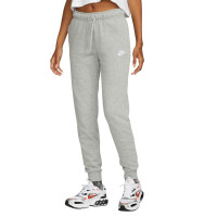 Nike Sportswear Club Fleece Joggingbroek Mid Rise Dames Grijs Wit