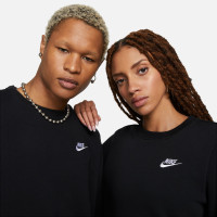 Nike Sportswear Club Fleece Sweat-Shirt Femmes Noir Blanc
