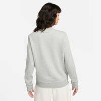 Nike Sportswear Club Fleece Sweater Dames Grijs Wit