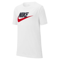Nike Sportswear Logo T-Shirt Enfants Blanc Noir Rouge