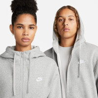 Nike Sportswear Club Fleece Veste Gris Blanc