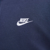 Nike Sportswear Club Fleece Veste Bleu Foncé Blanc