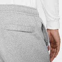 Nike Sportswear Club Fleece Joggingbroek Grijs Wit