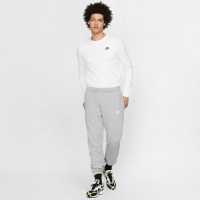 Nike Sportswear Club Fleece Pantalon de Jogging Gris Blanc