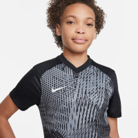 Chemise d'entraînement Nike Dri-Fit Precision VI pour enfant noir gris blanc