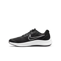 Nike Star Runner 3 Sportschoenen Kids Zwart Grijs Wit