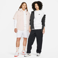 Sweat à capuche polaire Nike Sportswear Club blanc noir