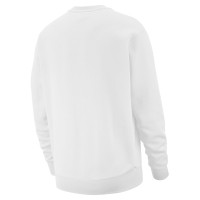 Nike Sportswear Club Fleece Crew Sweater Wit Zwart