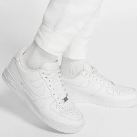 Pantalon de survêtement en polaire Nike Sportswear Club blanc noir