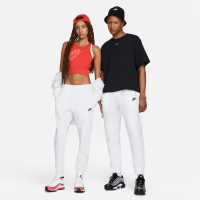 Pantalon de survêtement en polaire Nike Sportswear Club blanc noir