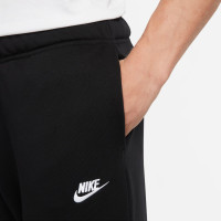 Nike Sportswear Club Fleece Joggingbroek Mid-Rise Dames Zwart Wit