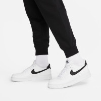 Nike Sportswear Club Fleece Joggingbroek Mid-Rise Dames Zwart Wit