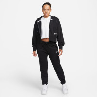 Nike Sportswear Club Fleece Joggingbroek Mid-Rise Dames Zwart Wit