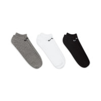 Nike Everyday Lightweight Chaussettes Courtes 3-Pack Noir Gris Foncé Blanc