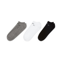 Nike Everyday Lightweight Chaussettes Courtes 3-Pack Noir Gris Foncé Blanc