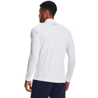 Under Armour ColdGear Fitted Ondershirt Lange Mouwen Wit Zwart